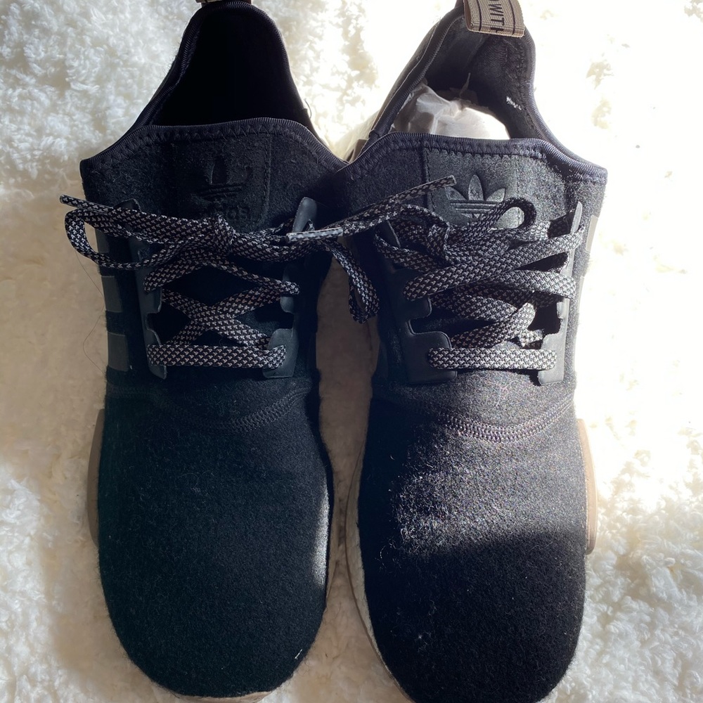 Adidas NMD R1 Black Wool Mens 11